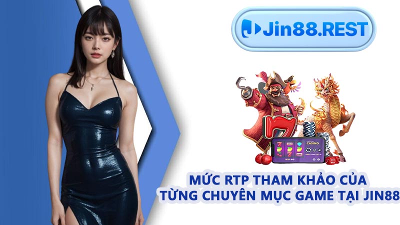 Mức RTP tham khảo của từng chuyên mục game tại JIN88